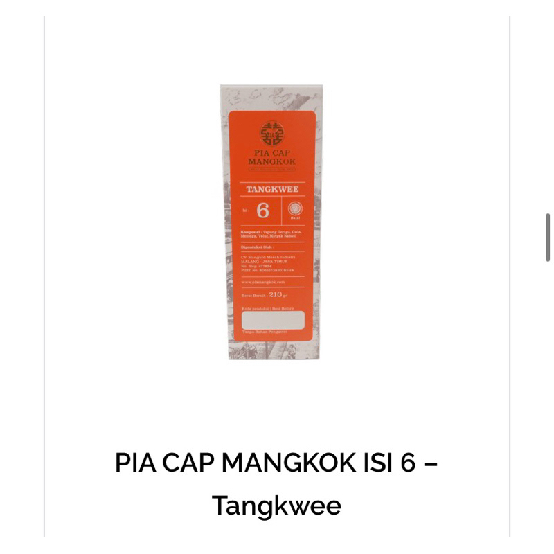 

Pia Cap Mangkok Khas Malang Isi 6