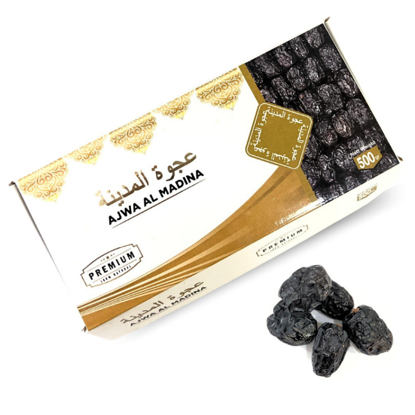 

KURMA AJWA ELSHANUM / KURMA NABI ASLI / KURMA AJWA MADINAH / AJWA PREMIUM JUMBO / AJWA AL - MADINA