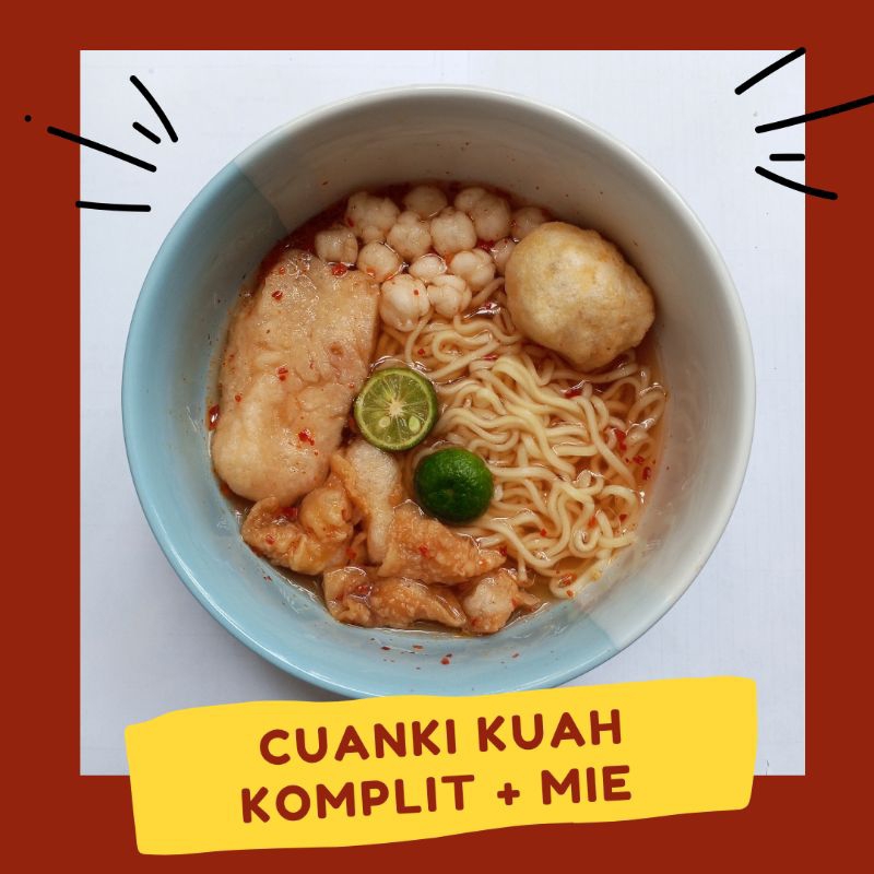 

CUANKI INSTAN KOMPLIT/CUANKI KUAH + MIE/CUANKI VIRAL