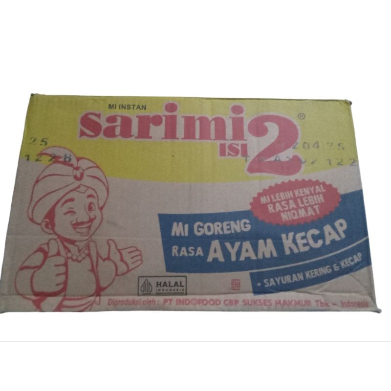 

1dus sarimi isi 2 goreng rasa ayam kecap isi 24