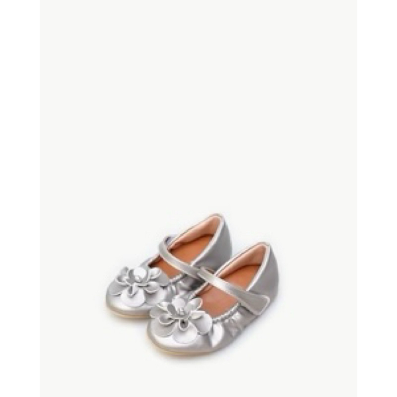 PRELOVED VAIA KIDS FLAT SHOES FLOWER