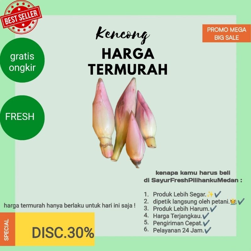 

promo termurah kencong asli Brastagi di panen langsung oleh petani brastagi lebih segar dan lebih sehat ready stok siap kirim gratis ongkir