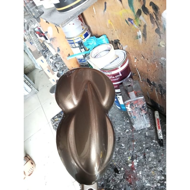 Cat Brown Gold PU/Cat Coklat Metalik Gold PU Polyuretane