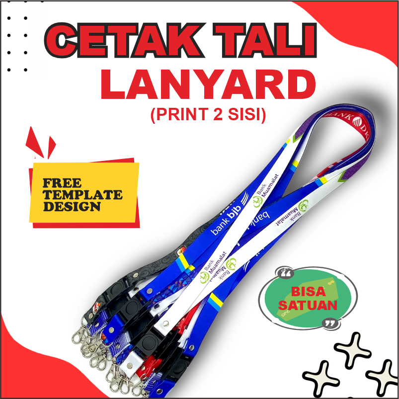 

CETAK TALI LANYARD FULL PRINT CUSTOM GAMBAR BEBAS