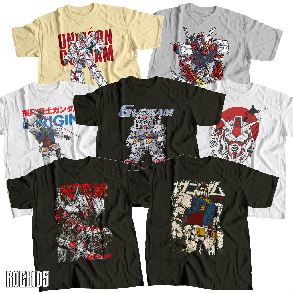 gundam - kids wear - kaos gundam - kaos gundam anak - gundam kaos anak - kaos anak gundam - gundam k