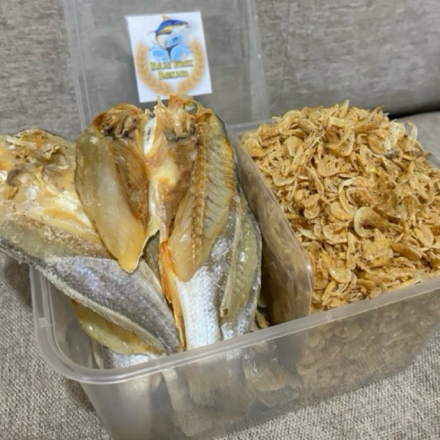 

Paket Hemat Ikan Asin Kepala batu & Udang Kering Tawar