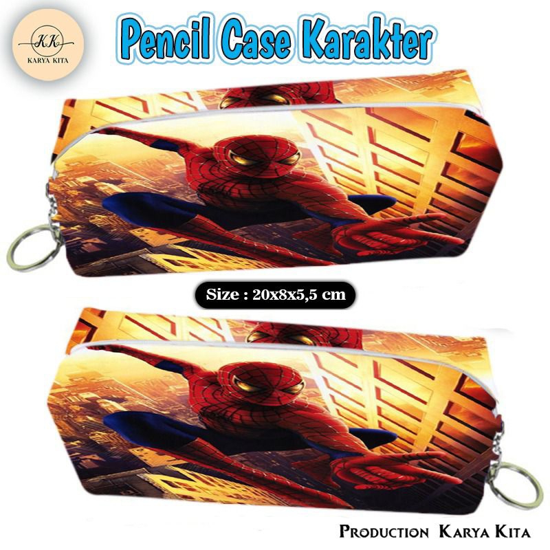 

kotak pensil karakter SPIDERMAN 02