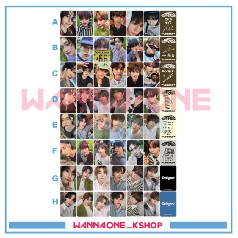 photocard Riize EPILOGUE riizing album