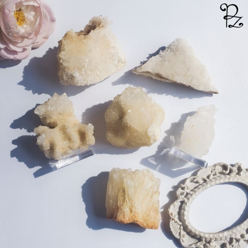 Crystal Calcite Cluster Raw Natural (Crystal,Clear Quartz, Calcite, Crystal cluster,akik,raw crystal