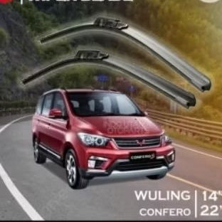 Sepasang wiper kaca wuling Confero Frameless