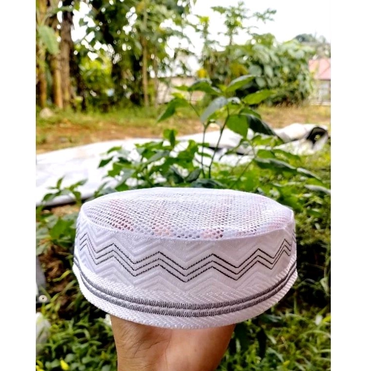 Peci/Kopiah Madinah Tinggi 3 Jari/5,5 cm