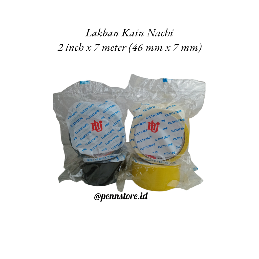 

(pcs) Lakban Kain Nachi 2 inch x 7 meter (46 mm x 7 m) short - Original