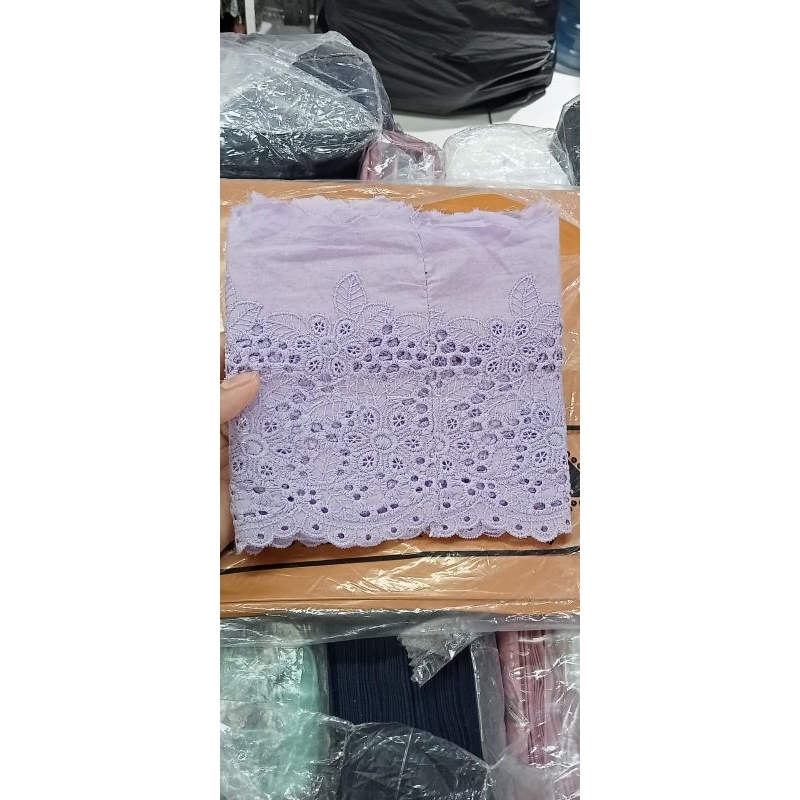 RENDA KATUN JEPANG/RENDA BORDIR KATUN (46CM)