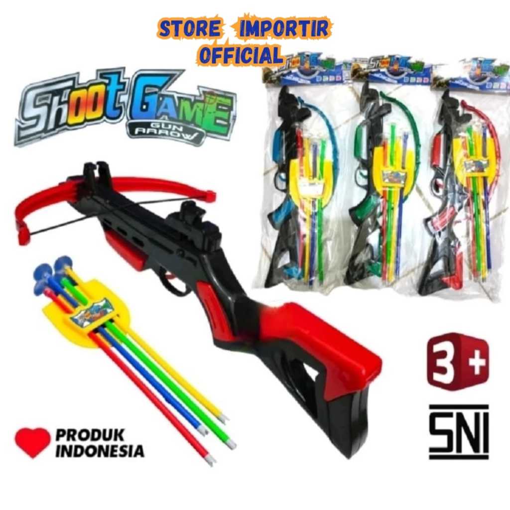 Mainan Anak Viral T3mbakan Panah Shoot Game OCT 8259 Arow Aim And Recoil | Mainan Satu Set Lengkap P