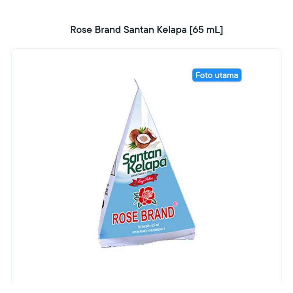 

rosebrand santan 65 ml