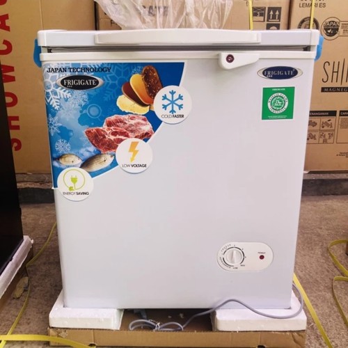Chest freezer frigigate F-100LV freezer box pembeku 100 liter