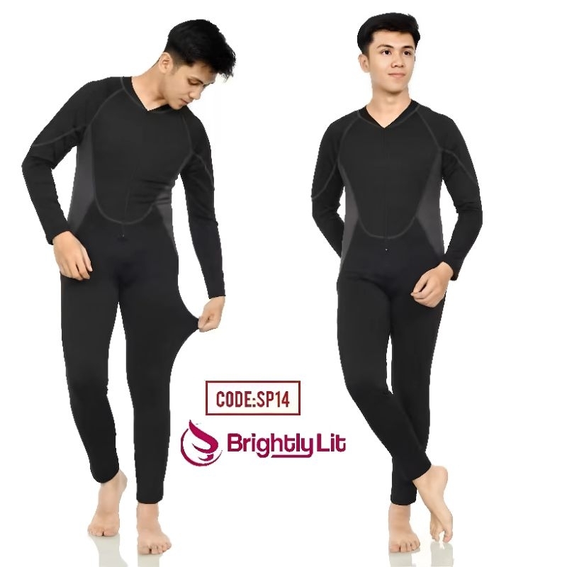 FT swim - Baju renang laki-laki baju renang pria wanita dewasa baju renang cowok cewek panjang baju 