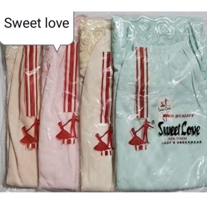 TERACOTTA19 - Rok dalam Androk SWEET LOVE Selutut dan Semata Kaki [ 1 PCS ]