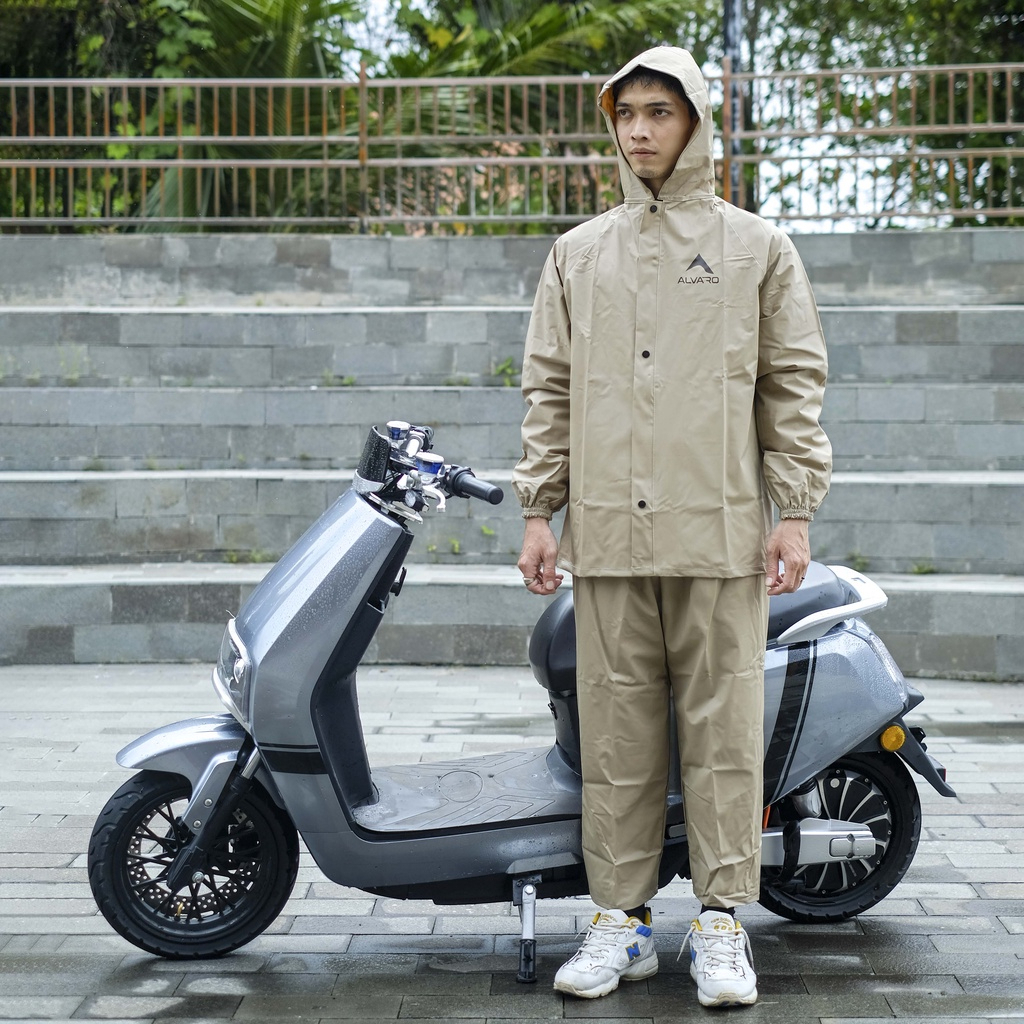 Jas Hujan Mantol Setelan Pria Wanita Pvc Baju Celana Mantol Dewasa Jas Hujan Sealer Celana