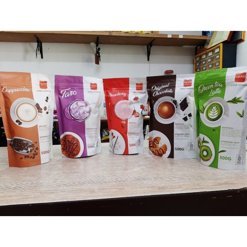 

Kreasi bubuk Minuman Aneka Rasa 500gr