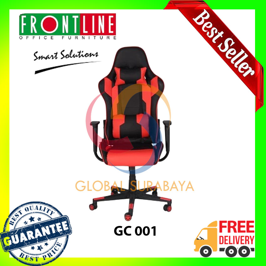 Kursi Gaming GC 001 / Kursi Gaming GC 001 Merah dan Biru - Merah