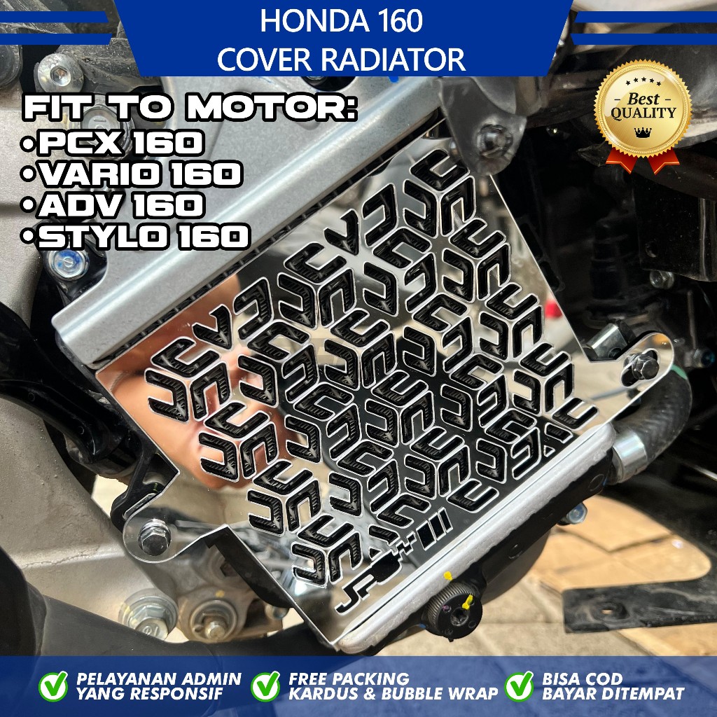 JPS Cover radiator VARIO PCX ADV STYLO Aksesoris Motor Cover Radiator Akrilik