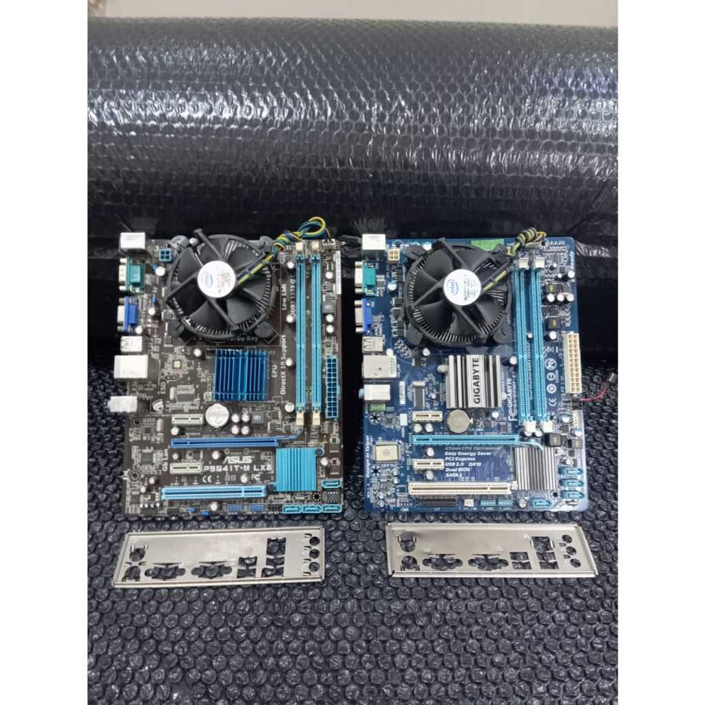 Paketan Mobo G41 Asus/Gigabayte - Proc E8400 + Fan Lga 775 Ddr 3