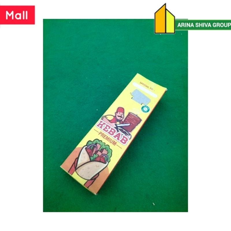 

10 LEMBAR KERTAS KEBAB PREMIUM IVORI PUTIH 21 × 6.5 × 3.5 CM HIGH QUALITY TEBAL PRODUK TERBARU | KOTAK KEBAB KEKINIAN | DUS KOTAK PREMIUM VIRAL TIKTOK | KEMASAN KEBAB PREMIUM | BOX KEBAB PREMIUM | TOKO FROZEN FOOD KEBAB OFFICIAL | ARINA SHIVA GROUP 037