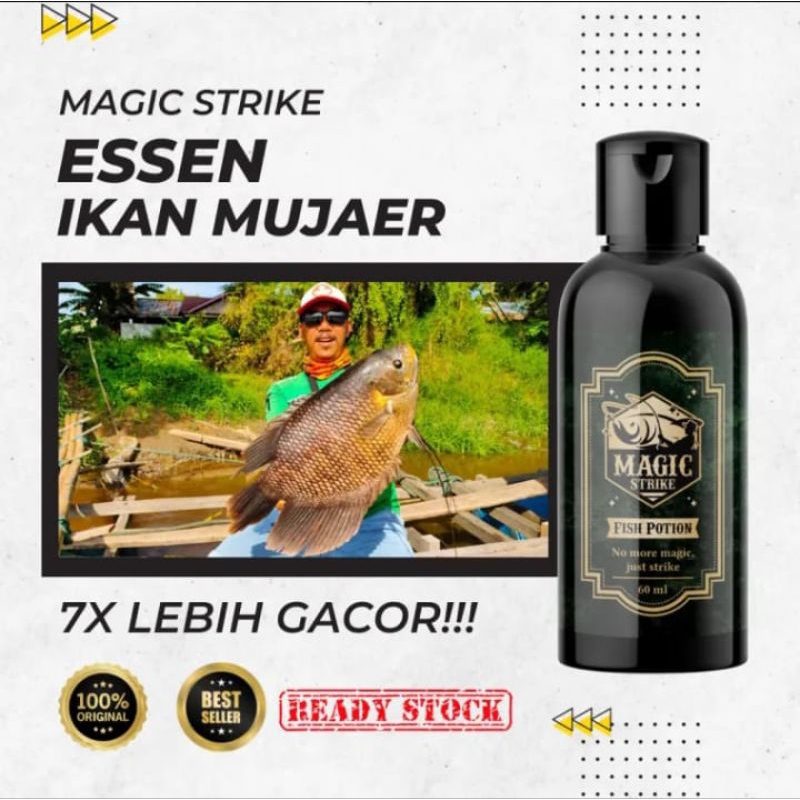 Magic strike fish potion essen galamata umpan pancing mancing mania strong ampuh