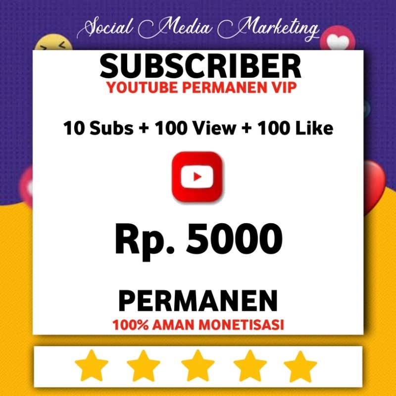 VIEW YOUTUBE PERMANEN BUAT MONET || VIEWER BONUS LIKE || SUBSCRIBE YOUTUBE HIGH QUALITY