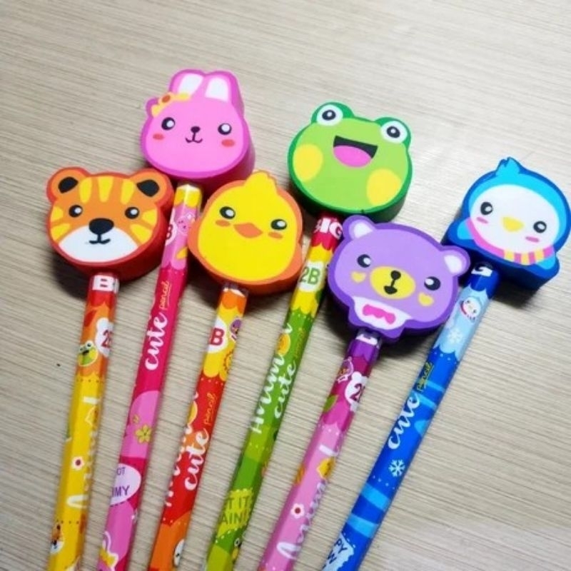 

pensil unik / pensil karakter