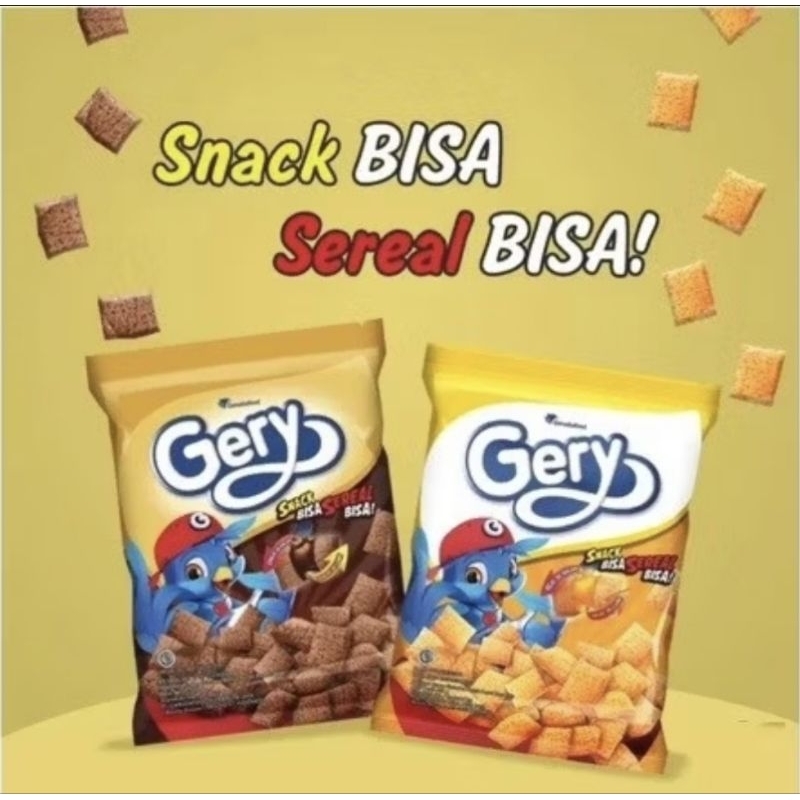 

Gery Snack Sereal Pillow / Gery Bantal Rasa Keju dan Coklat