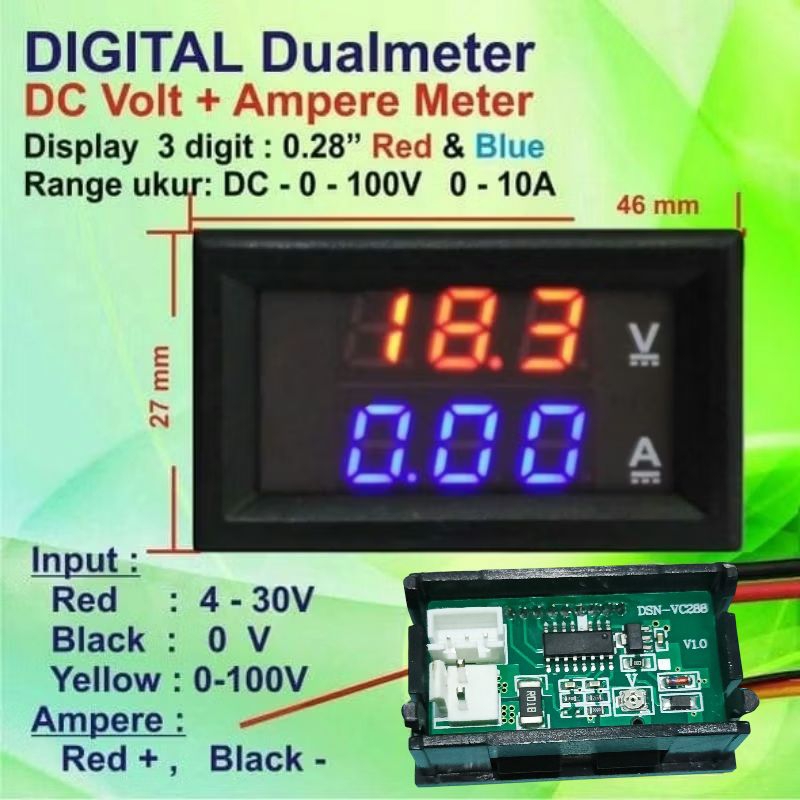 DC Amper meter | Amper meter DC 10A/100V