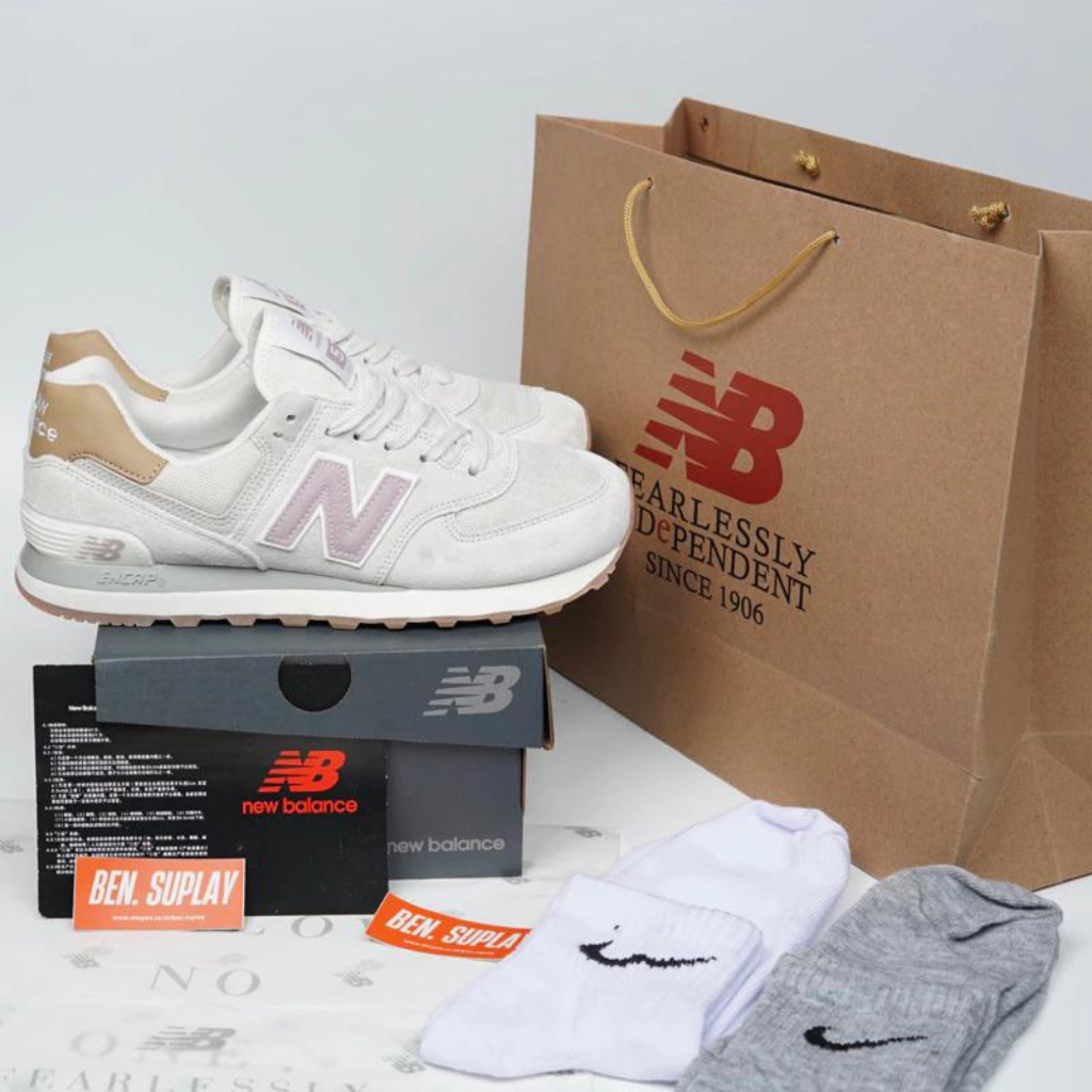 NB New Balance 574 ML574LCC Beige Pink Original BNIB