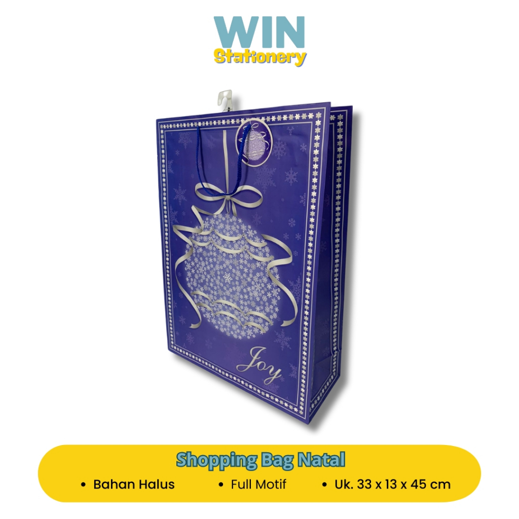 

Paper Bag motif Natal XXL