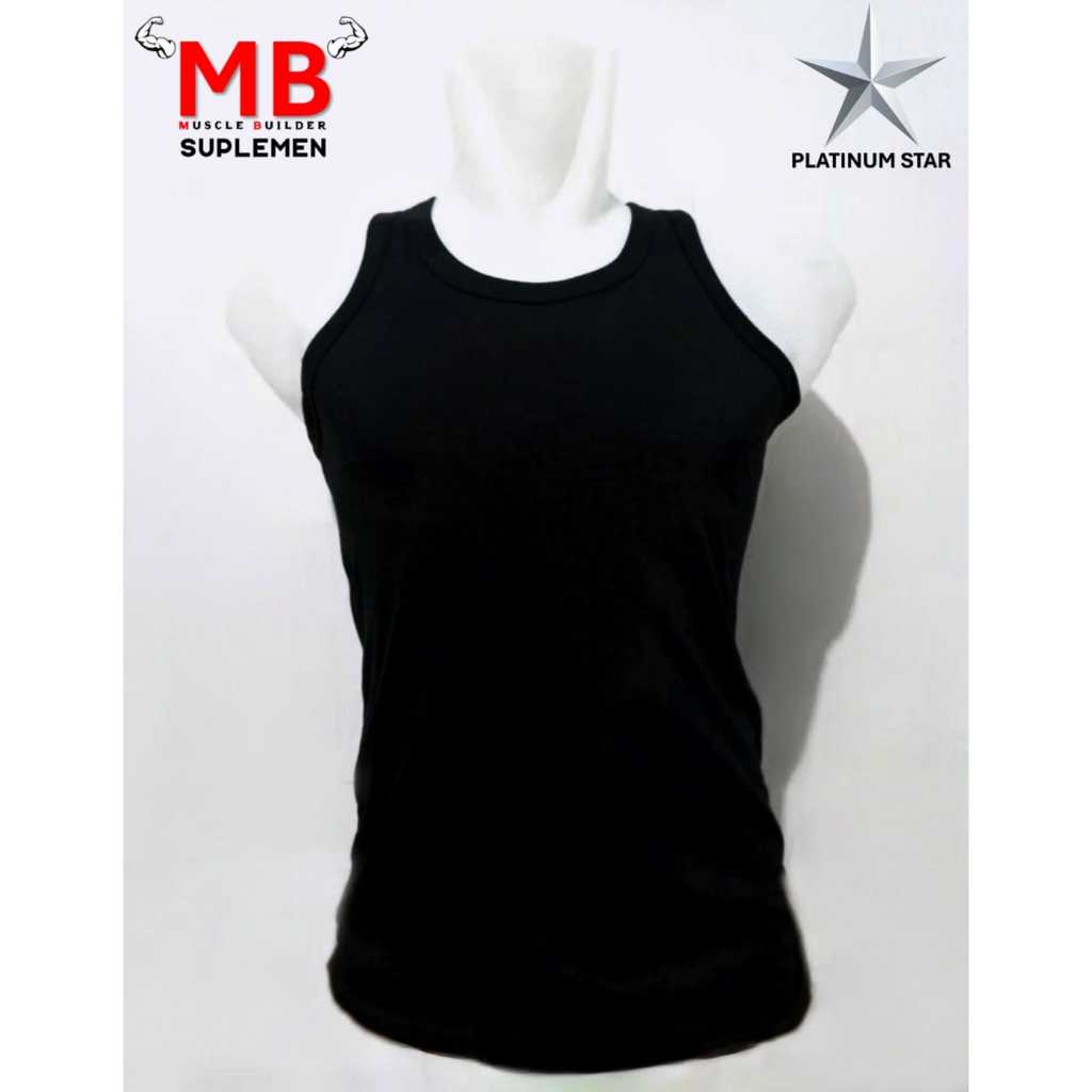 Singlet Gym Kaos Dalam Pria Laki-Laki Fitness Laki Olahraga Fitnes Susu Whey Protein Isolate Mass Ga