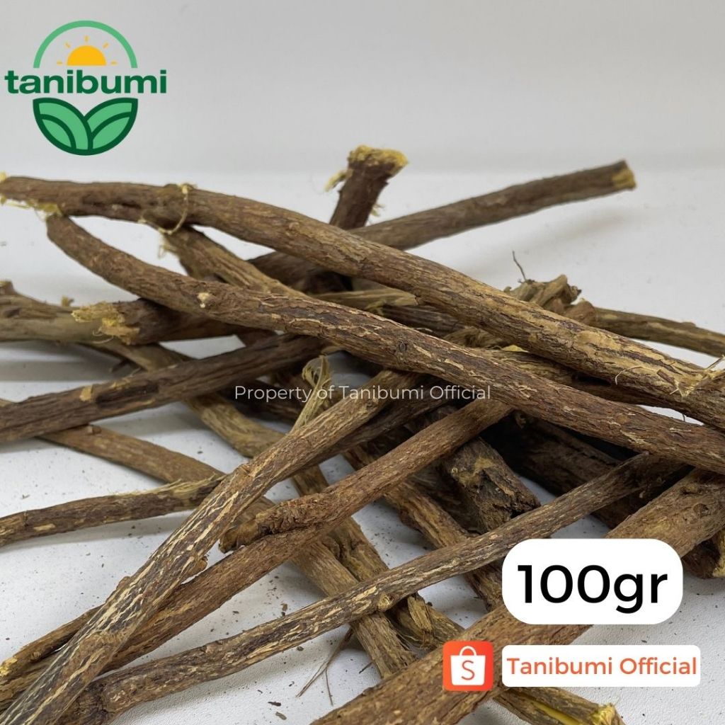 

100g | Termurah Akar Manis | Licorice Kering | Kayu Legi | Akar Legi | Herbal Obat Premium