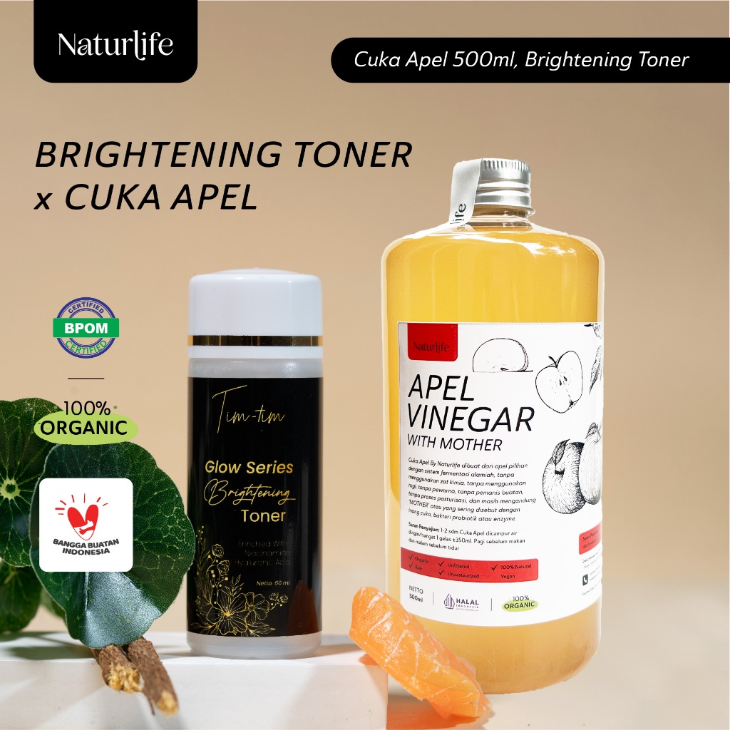 

Premium CUKA APEL 500G BUNDLING TONER DARI NATURLIFE INDONESIA