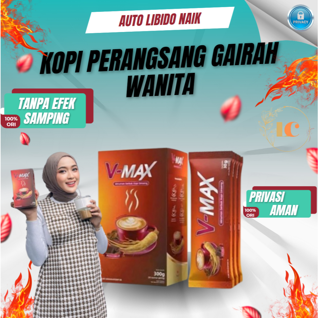 

Kopi Stamina Pria Wanita Kuat Tahan Lama Kopi V-MAX Original Menambah Hasrat Seksual & Gairah Wanita