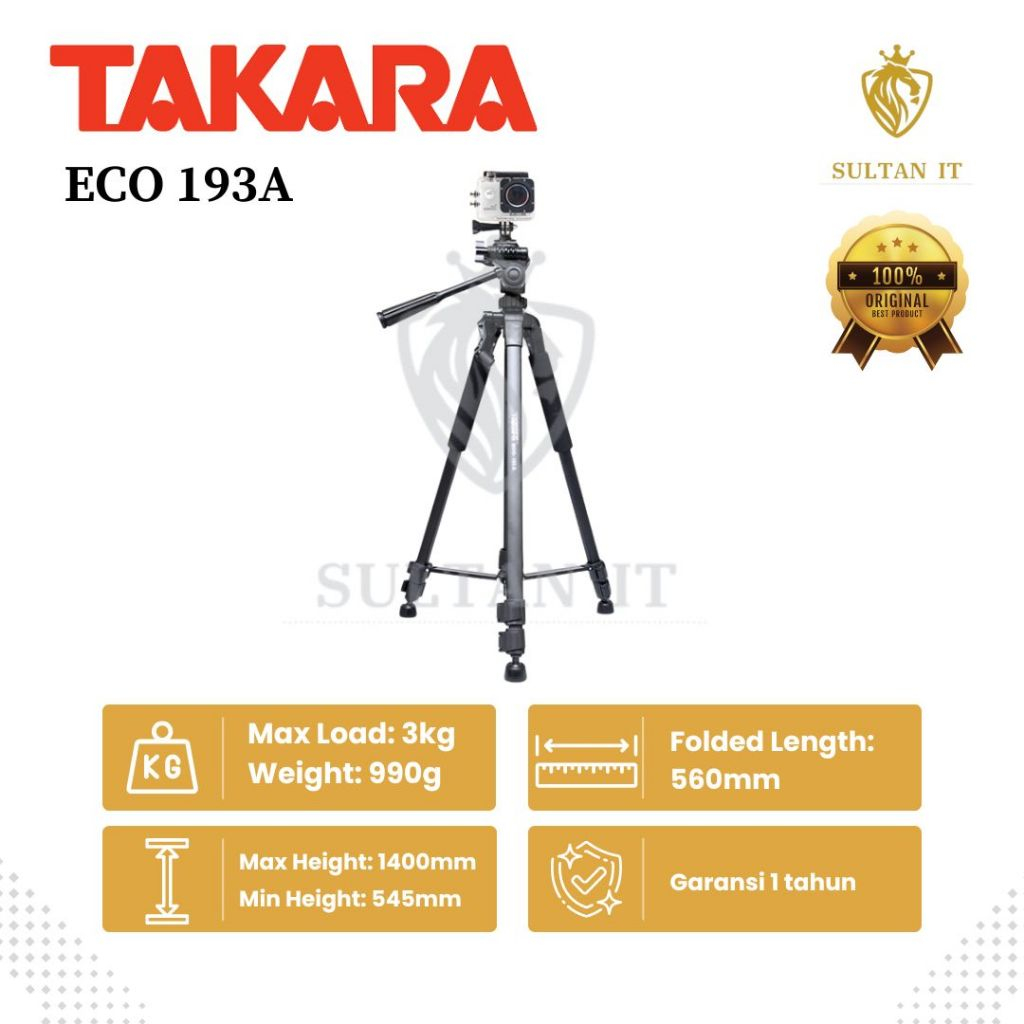 Tripod Takara ECO 193A Tripod Kamera