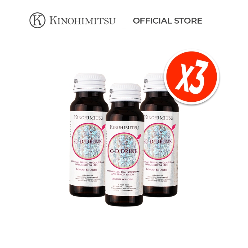 Kinohimitsu Collagen Diamond Drink - 3 Botol
