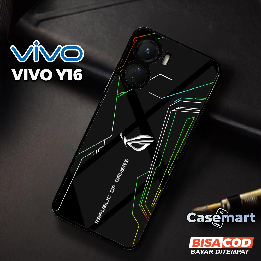 Case VIVO Y16 Casing VIVO Y16 Casemart [ROG1] Case Glossy Case Aesthetic Custom Case Anime Case Hp V