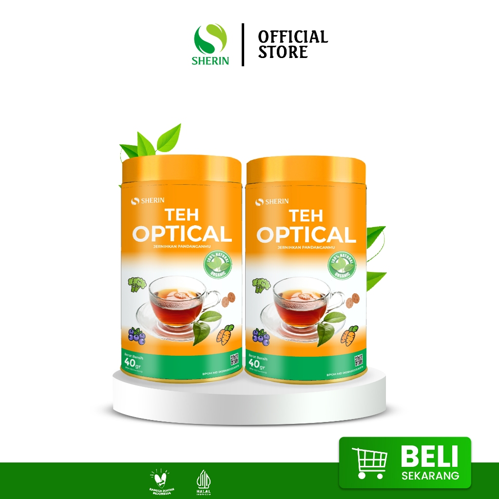 

2PCS Teh Optical Kaleng - Isi 20 Kantong Teh
