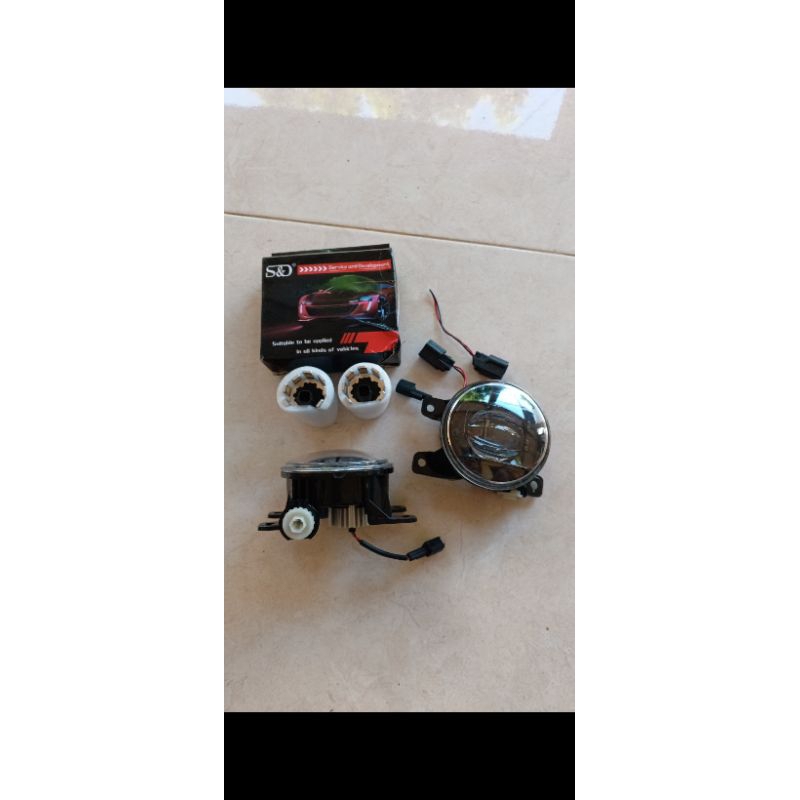 Foglamp New Brio LED dua Warna (putih kuning)