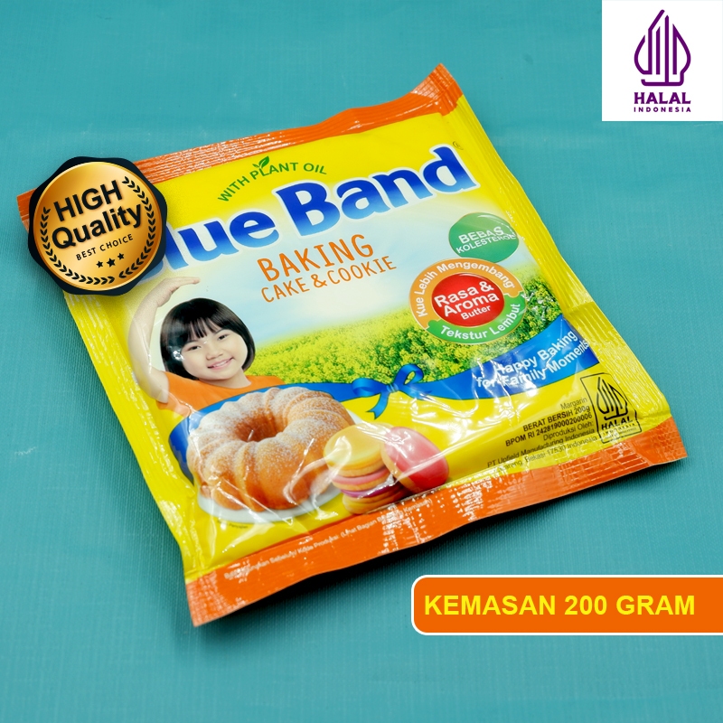 

Blue Band Mentega Cake Cookie Serbaguna Kemasan Sachet 200Gram