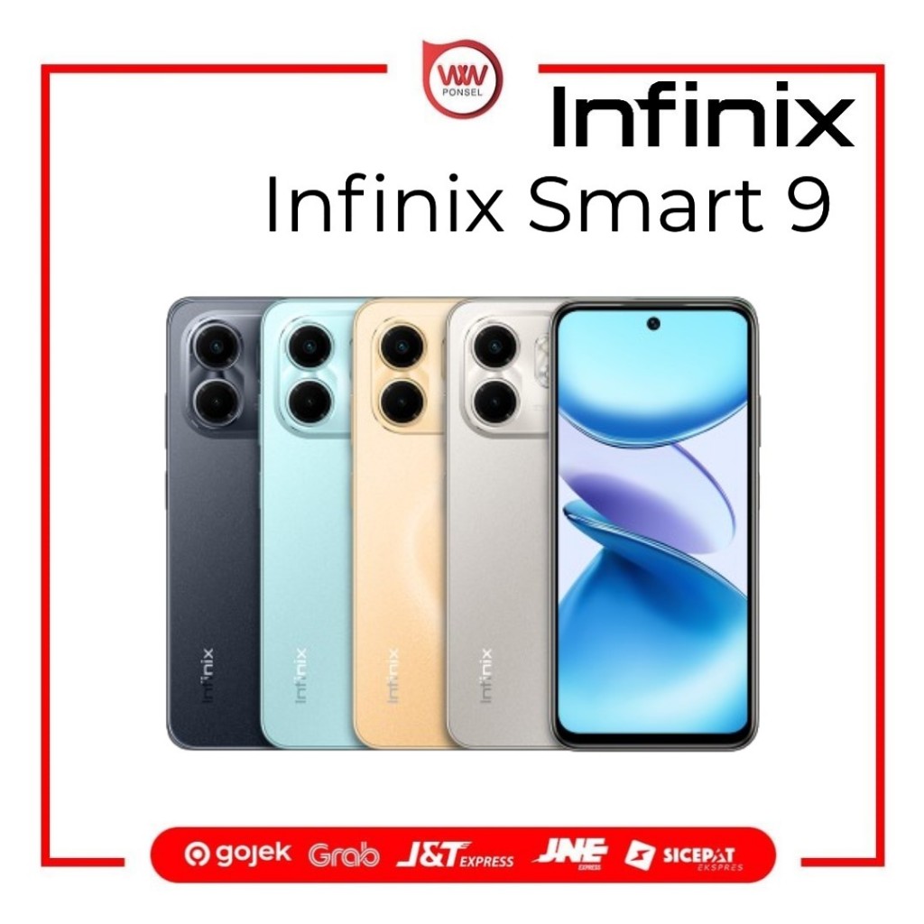 Hp Infinix Smart 9 Ram 4GB Internal 128GB Garansi Resmi