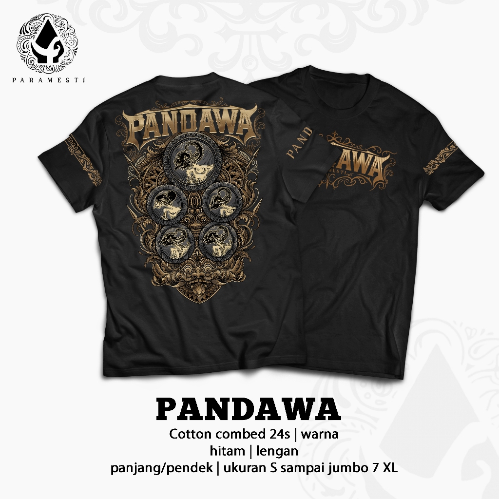 Kaos Wayang Pandawa Paramesti