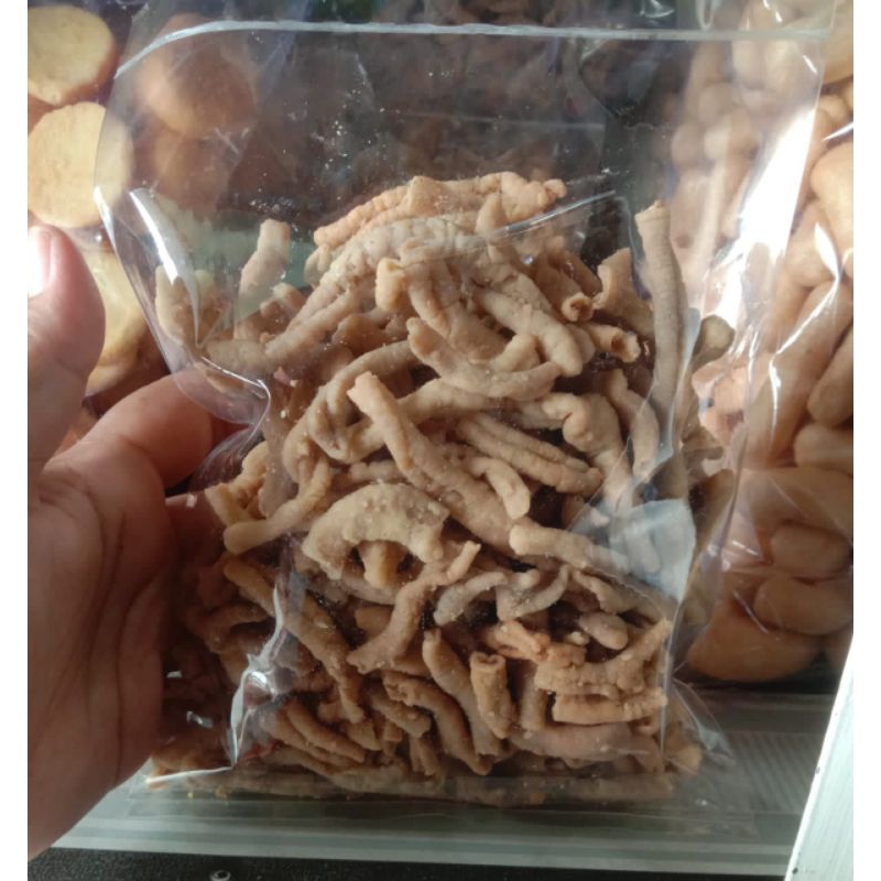 

keripik usus Krispy 500 gram