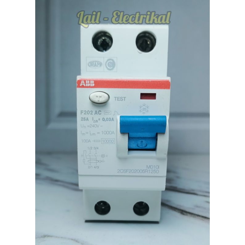 ELCB  2phase ABB 25A F202 AC