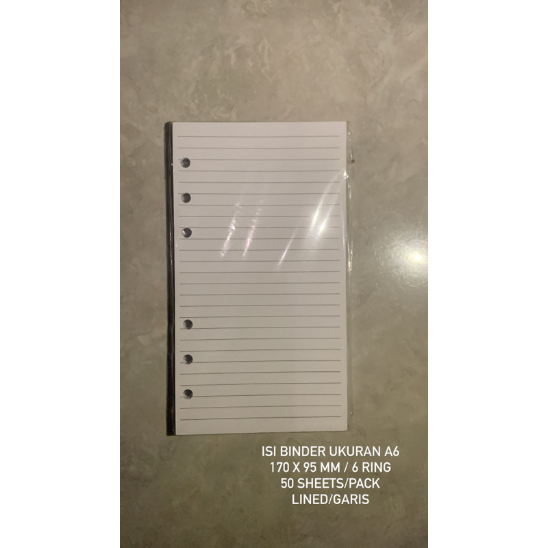 

Isi Binder A6